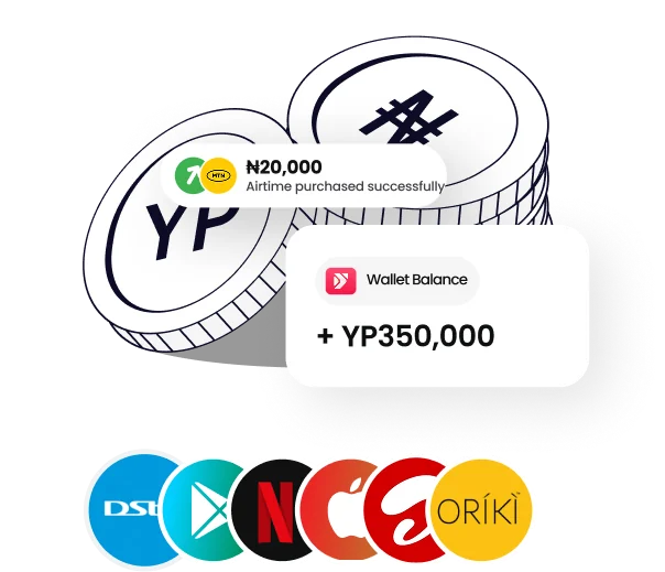 Bill payment services for airtime, data, and utilities